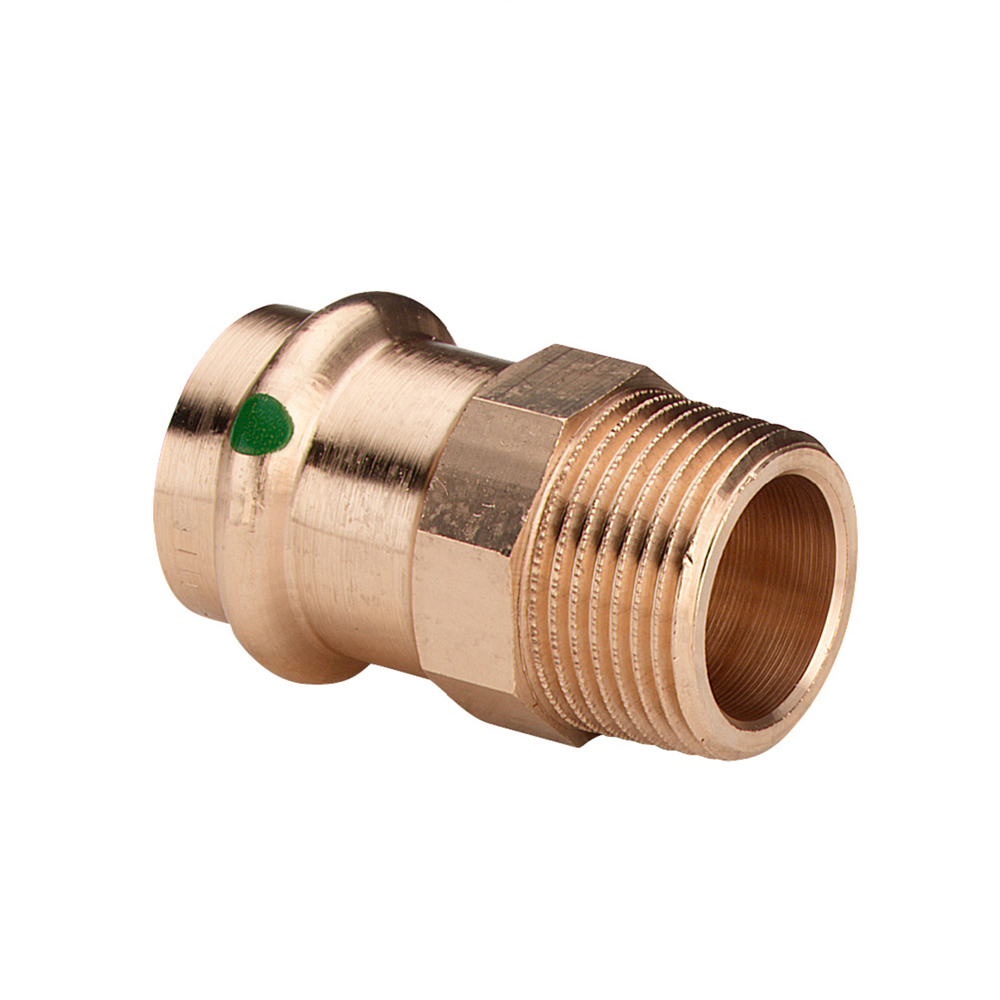 Viega ProfiPress Kupfer Pressfitting Übergangsnippel 18 mm x 1/2"