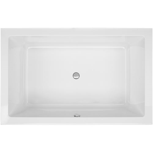 Acryl Badewanne Lupor 190 x 120 cm weiß "King Size" Wanne Styropor Wannenträger