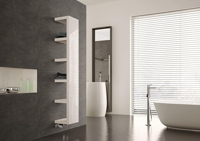 BEMM Quadraqua IRSAP Designer Heizkörper 300 mm Weißperlmetallic Nr. 16