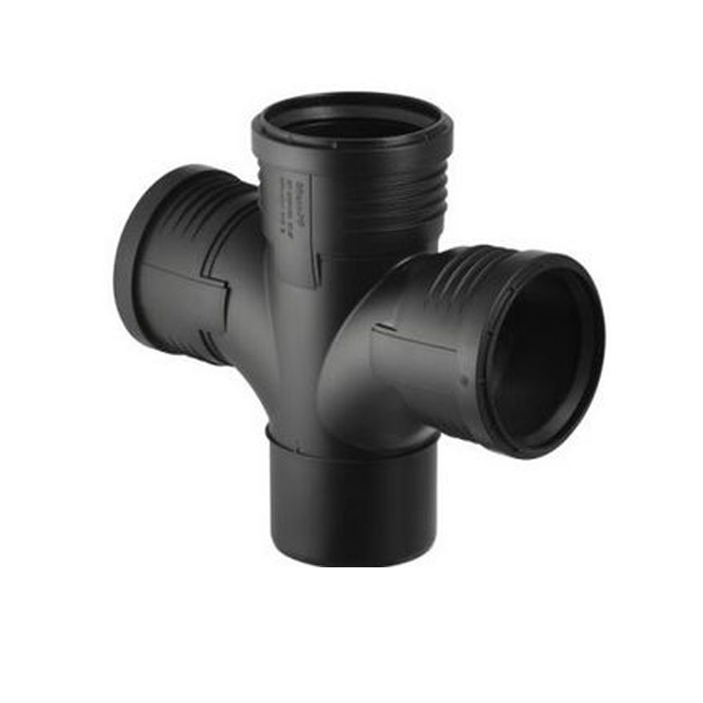 Geberit Silent PP schallged Abflussrohr Doppelabzweig DN110 x DN110 / 88°