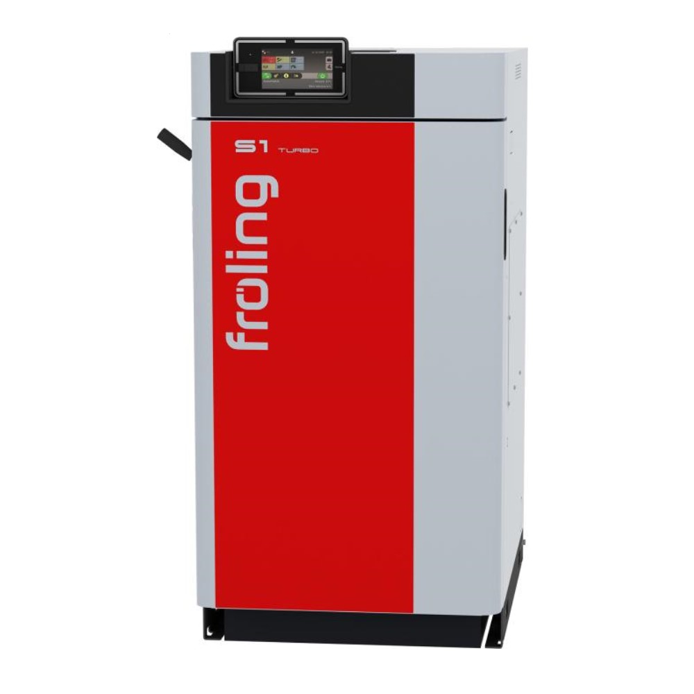 Fröling Scheitholzkessel S1 Turbo 15 F Holzvergaser Vorbereitung für E-Filter